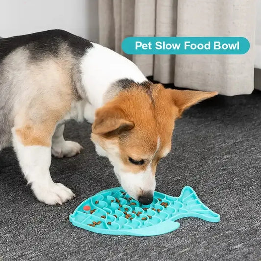 PawsomeFish Lick & Play Silicone Dog Pad
