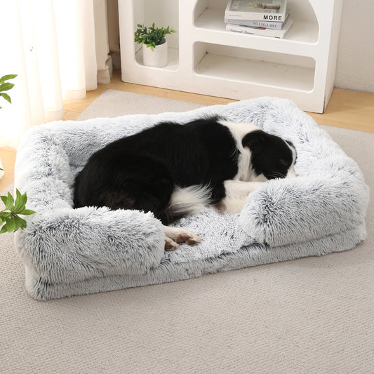 Plush and Fluffy Dog Bed