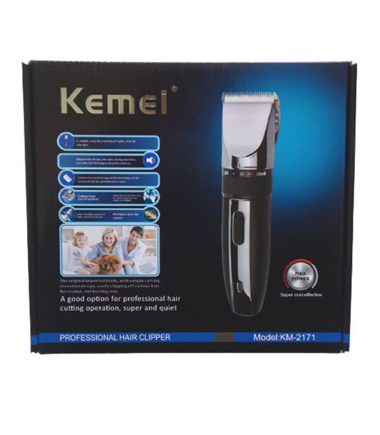 Professional Dog Pet Grooming Hair Trimming Cutting Clippers Rechargeable Excellent Kemei Brand - American Made Product